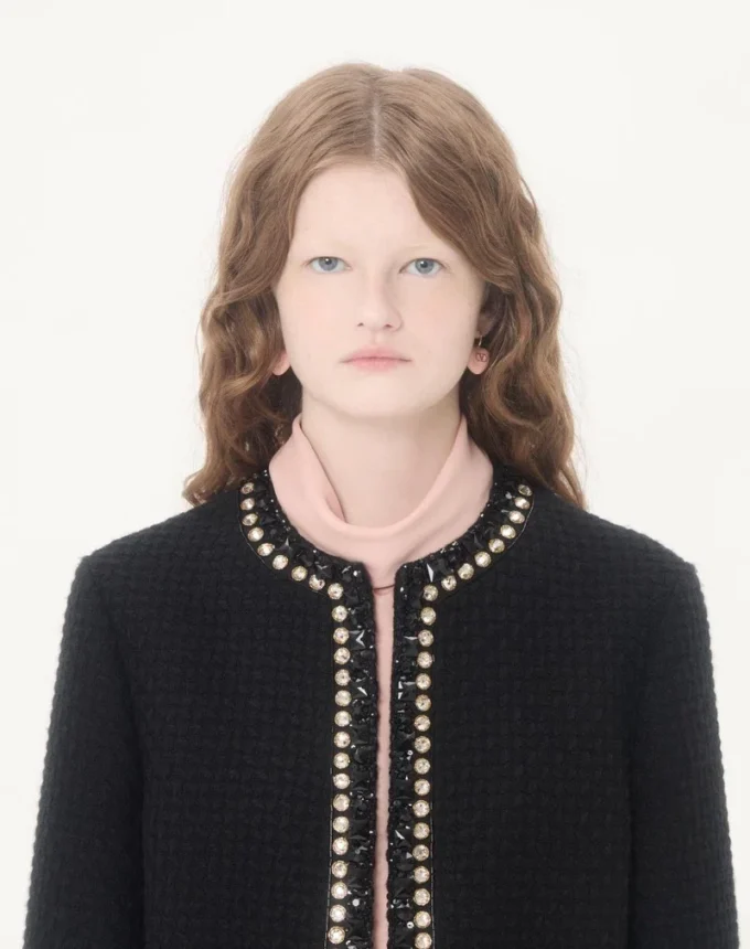 Bestickte Canestrello-Tweedjacke Bestickte Canestrello-Tweedjacke