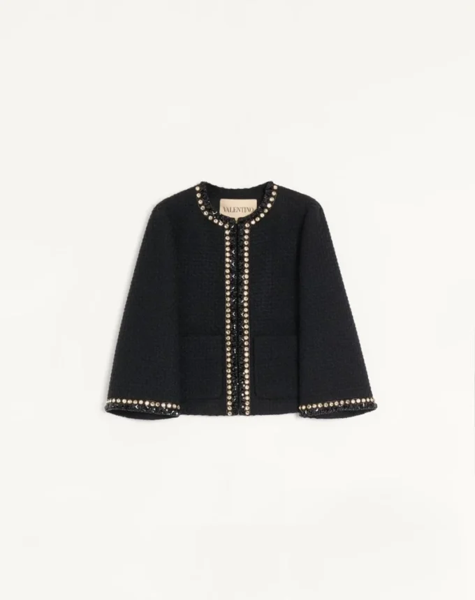 Bestickte Canestrello-Tweedjacke Bestickte Canestrello-Tweedjacke