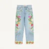 Bestickte Jeanshose Bestickte Jeanshose