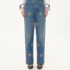 Bestickte Jeanshose Bestickte Jeanshose