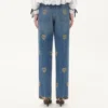 Bestickte Jeanshose Bestickte Jeanshose