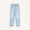 Bestickte Jeanshose Bestickte Jeanshose