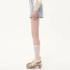 Bestickte Jeansshorts Bestickte Jeansshorts