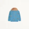 Bestickte Strickjacke Bestickte Strickjacke