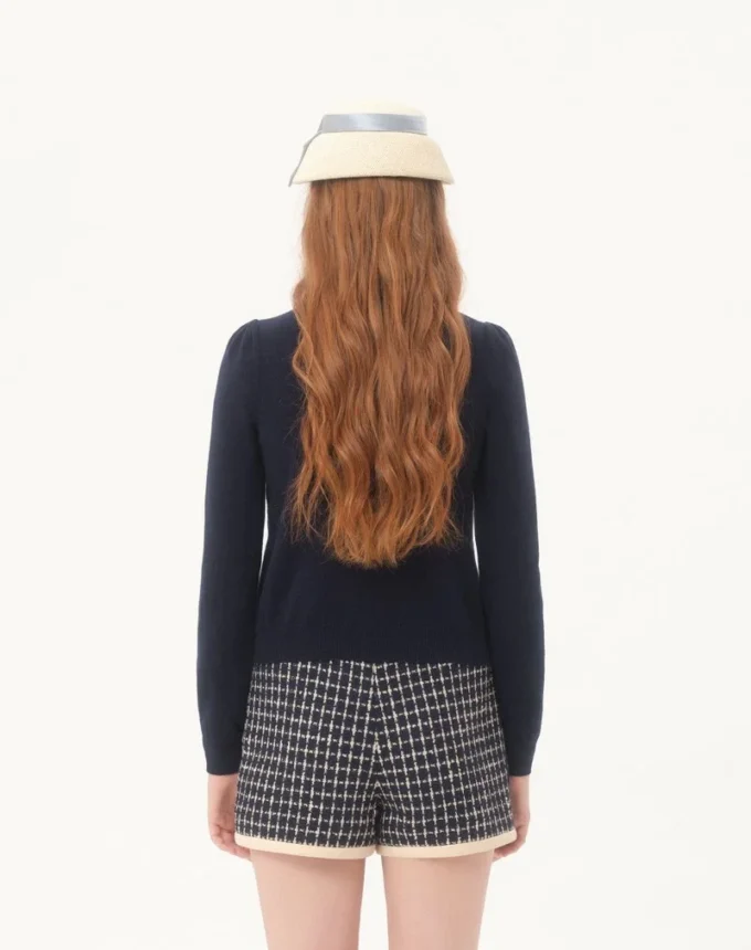 Bestickte Strickjacke Bestickte Strickjacke