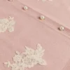 Bestickte Strickjacke mit Spitzeneinsätzen Bestickte Strickjacke mit Spitzeneinsätzen
