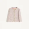 Bestickte Tweedjacke mit Bändern Bestickte Tweedjacke mit Bändern