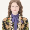 Bestickte Wollstrickjacke Bestickte Wollstrickjacke