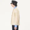 Bestickte Wollstrickjacke Bestickte Wollstrickjacke
