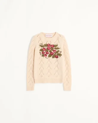 Bestickter Pullover