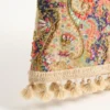 Bestickter Rock aus Piqué mit Paisley-Print „Voyage Imaginaire“ Bestickter Rock aus Piqué mit Paisley-Print „Voyage Imaginaire“