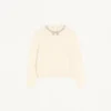 Bestickter Wollpullover Bestickter Wollpullover