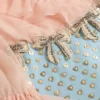 Besticktes kurzes Kleid aus Crêpe Couture Besticktes kurzes Kleid aus Crêpe Couture