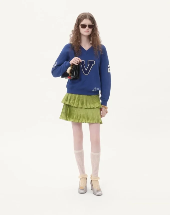 Besticktes Sweatshirt aus Baumwolle Besticktes Sweatshirt aus Baumwolle