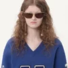 Besticktes Sweatshirt aus Baumwolle Besticktes Sweatshirt aus Baumwolle