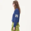 Besticktes Sweatshirt aus Baumwolle Besticktes Sweatshirt aus Baumwolle