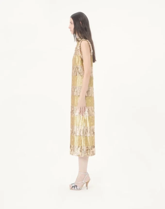 Besticktes Tüll-Midikleid Illusione Besticktes Tüll-Midikleid Illusione