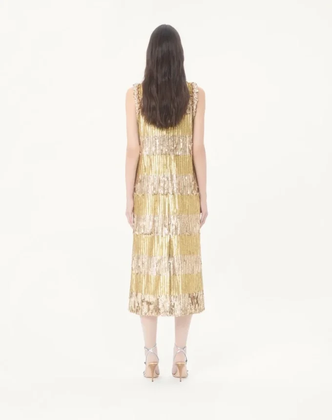 Besticktes Tüll-Midikleid Illusione Besticktes Tüll-Midikleid Illusione