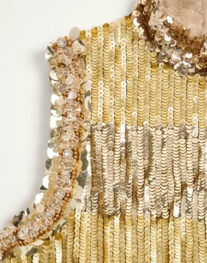 Besticktes Tüll-Midikleid Illusione Besticktes Tüll-Midikleid Illusione