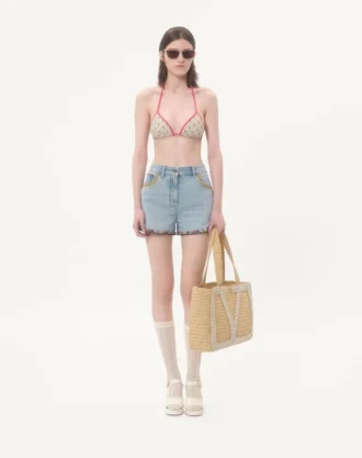 Bikini aus Lycra mit Gelatini-Print und Polka-Dots