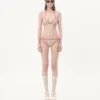 Bikini aus Lycra mit Gelatini-Print und Polka-Dots Bikini aus Lycra mit Gelatini-Print und Polka-Dots