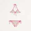 Bikini aus Lycra mit Gelatini-Print und Polka-Dots Bikini aus Lycra mit Gelatini-Print und Polka-Dots