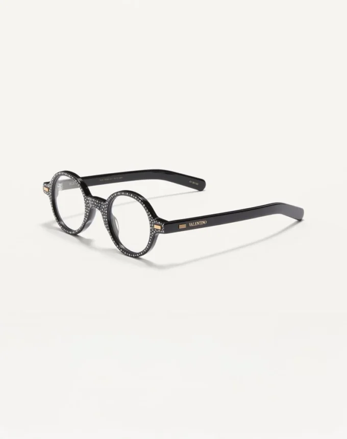 Bizarre Circle Brille mit Kristallen aus Acetat Bizarre Circle Brille mit Kristallen aus Acetat