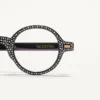 Bizarre Circle Brille mit Kristallen aus Acetat Bizarre Circle Brille mit Kristallen aus Acetat