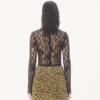 Body mit floraler Spitze Body mit floraler Spitze