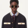 Bomberjacke aus Baumwolltweed Bomberjacke aus Baumwolltweed