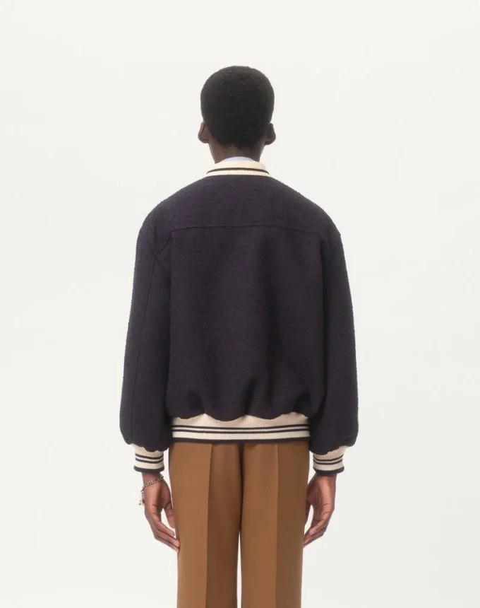 Bomberjacke aus Baumwolltweed Bomberjacke aus Baumwolltweed
