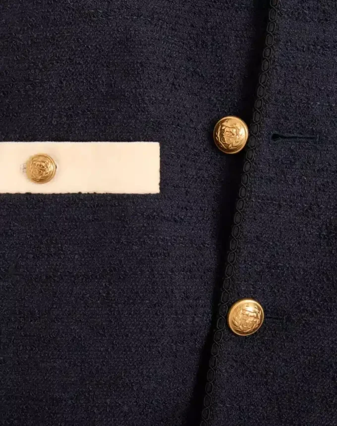 Bomberjacke aus Baumwolltweed Bomberjacke aus Baumwolltweed