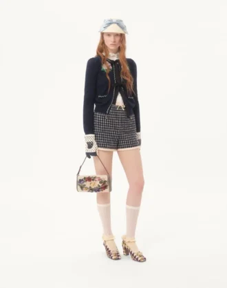 Bouclé-Shorts
