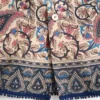 Bowlinghemd aus Baumwollmusselin mit Voyage Imaginaire-Print und Passementerie-Verzierungen Bowlinghemd aus Baumwollmusselin mit Voyage Imaginaire-Print und Passementerie-Verzierungen