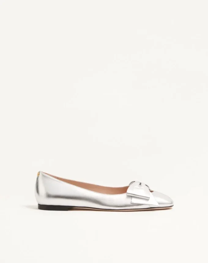 Bowow Ballerina aus laminiertem Nappaleder Bowow Ballerina aus laminiertem Nappaleder