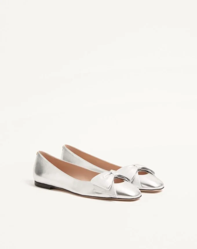Bowow Ballerina aus laminiertem Nappaleder Bowow Ballerina aus laminiertem Nappaleder