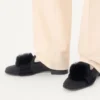 Bowow Mokassin aus Moiré-Stoff
