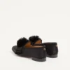 Bowow Mokassin aus Moiré-Stoff