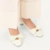 Bowow Pumps aus Zickleinleder 45 mm