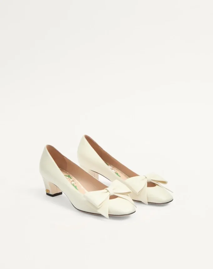 Bowow Pumps aus Zickleinleder 45 mm