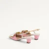 Bowow Slingback-Pumps aus Moiré-Stoff 45 mm Bowow Slingback-Pumps aus Moiré-Stoff 45 mm
