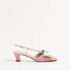 Bowow Slingback-Pumps aus Moiré-Stoff 45 mm Bowow Slingback-Pumps aus Moiré-Stoff 45 mm