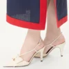 Bowow Slingback Pumps aus Ziegenleder 85 mm Bowow Slingback Pumps aus Ziegenleder 85 mm