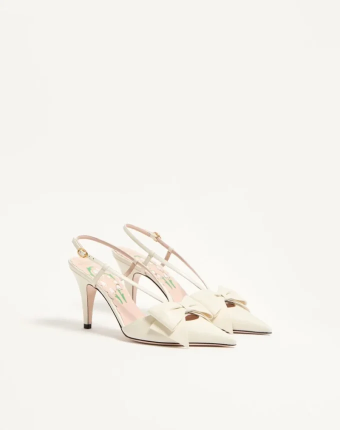 Bowow Slingback Pumps aus Ziegenleder 85 mm Bowow Slingback Pumps aus Ziegenleder 85 mm