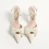 Bowow Slingback Pumps aus Ziegenleder 85 mm Bowow Slingback Pumps aus Ziegenleder 85 mm