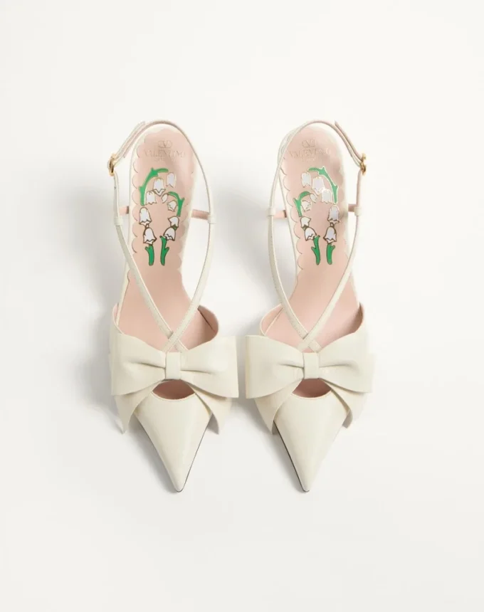 Bowow Slingback Pumps aus Ziegenleder 85 mm Bowow Slingback Pumps aus Ziegenleder 85 mm