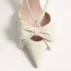 Bowow Slingback Pumps aus Ziegenleder 85 mm Bowow Slingback Pumps aus Ziegenleder 85 mm