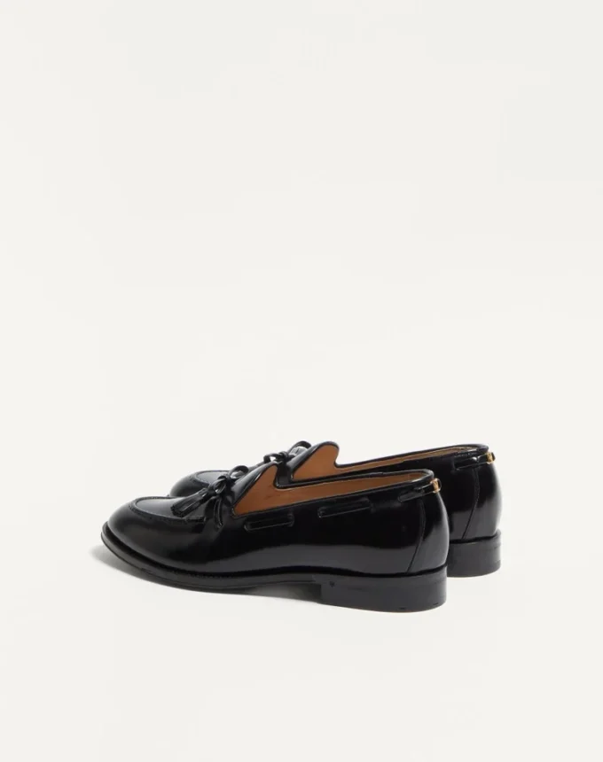 Bowshire Loafer aus glänzendem Kalbsleder