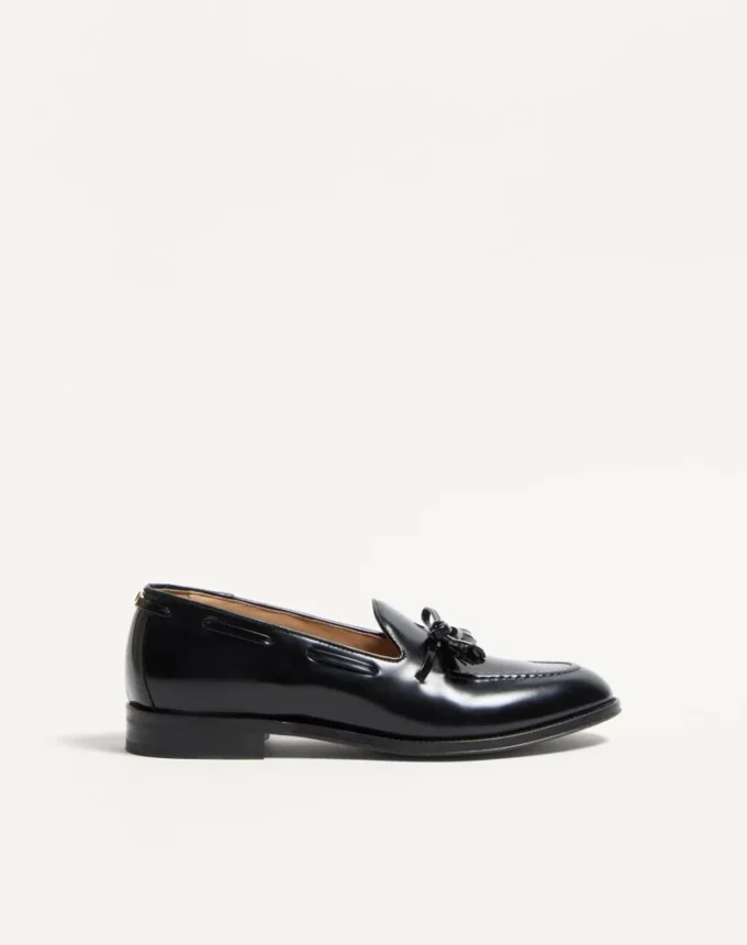Bowshire Loafer aus glänzendem Kalbsleder