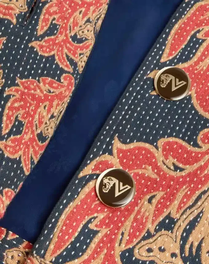 Caban aus Apres L’Hiver gestepptem Blumenjacquard Caban aus Apres L’Hiver gestepptem Blumenjacquard